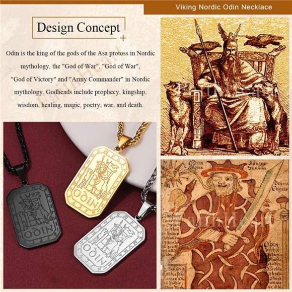 Norse Viking Spear Head Necklace,Vintage Nordic Amulet Pendant Stainless Steel - Picture 4 of 6